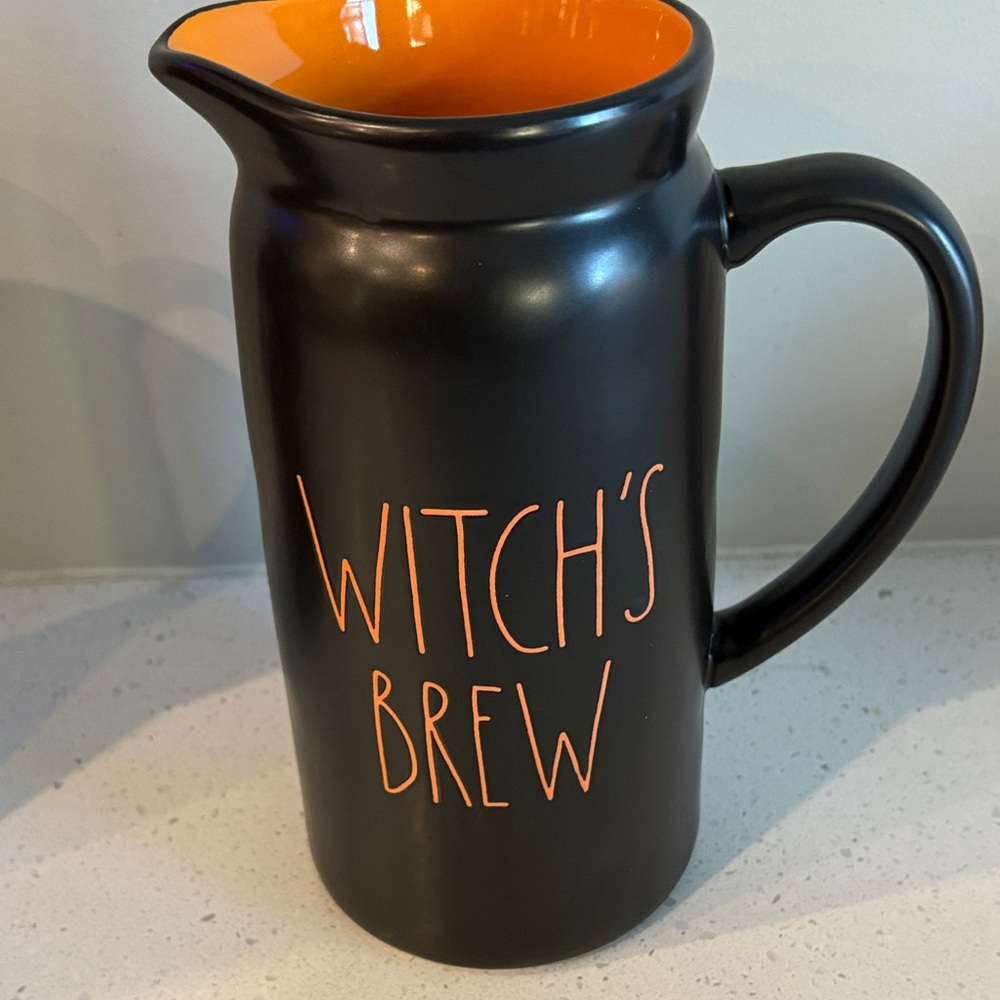 Rae Dunn Black “Witch’s Brew” Pitcher